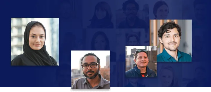 Portraits of Anomatic team members